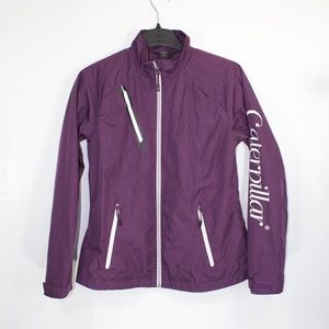 Caterpillar purple windbreaker, medium